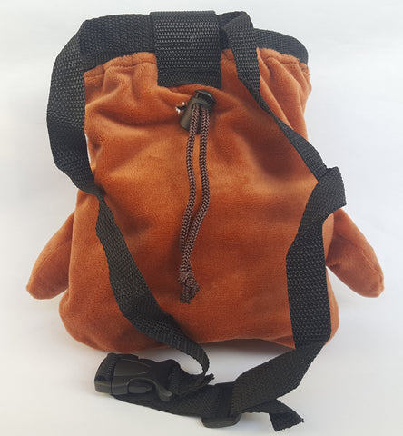 Chalk Bag Junior, Small Rock Climbing Magnesium Bag, Kids Chalk Bouldering  Pouch on Harness, Hand Knit. S Size